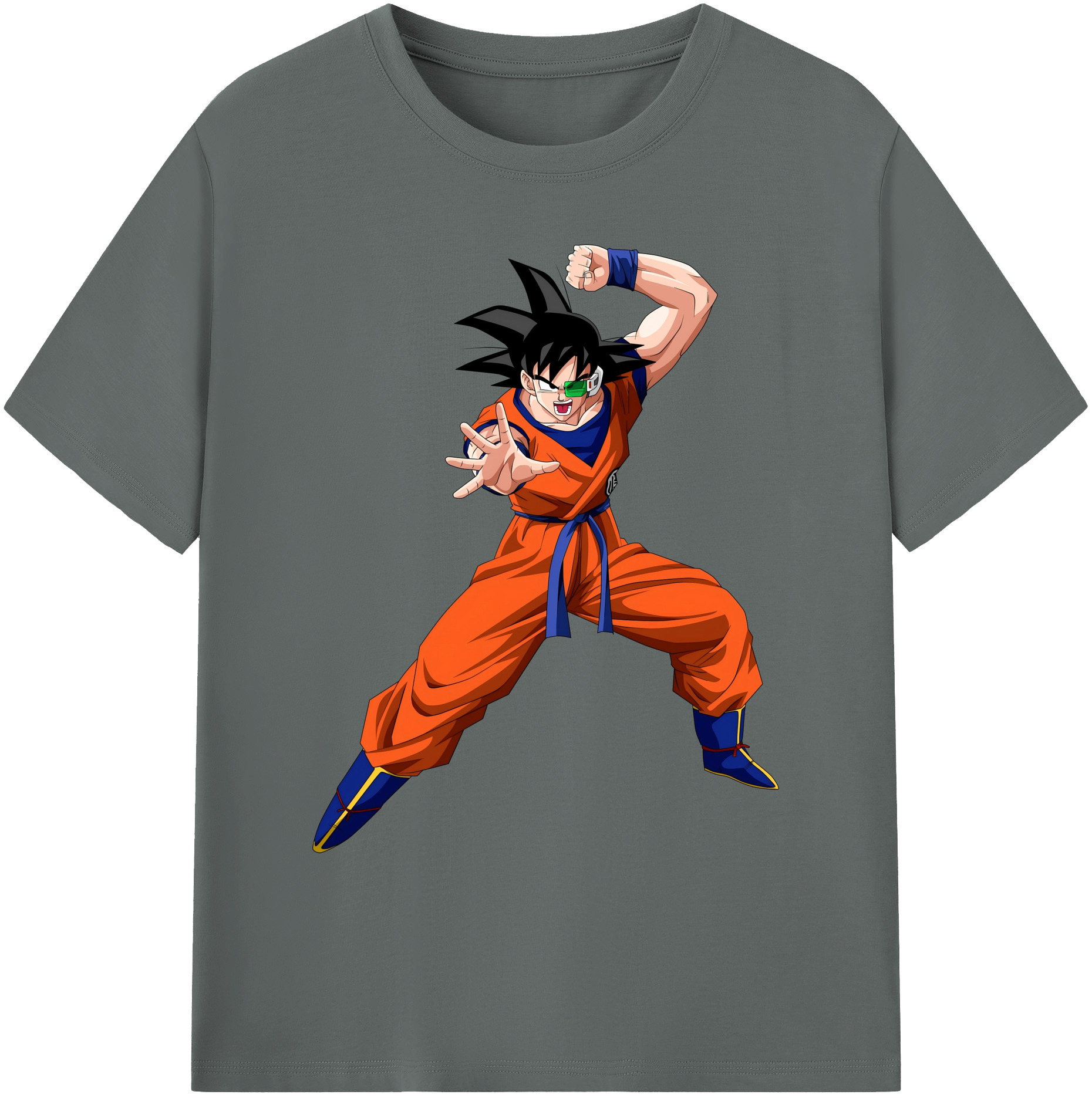 （画像用） ドラゴンボール 孫悟空（そん ごくう）Son Goku カカロット DRAGON BALL Kakarotto 綿100％ メンズ半袖Tシャツ｜肌触りやわらか＆通気性